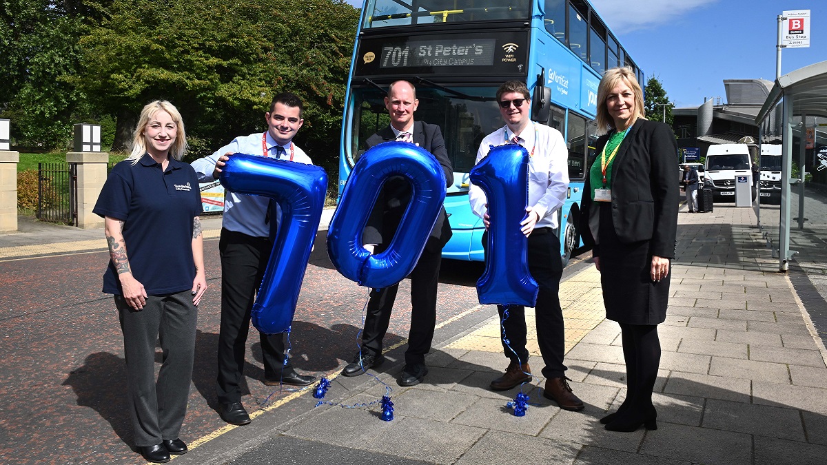 Flagship Sunderland bus link gets a makeover with high-capacity double ...