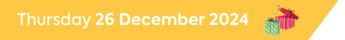 Thursday 26 December 2024