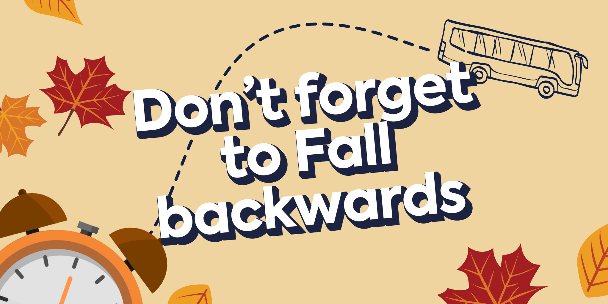 Clocks go back go north east october 2026