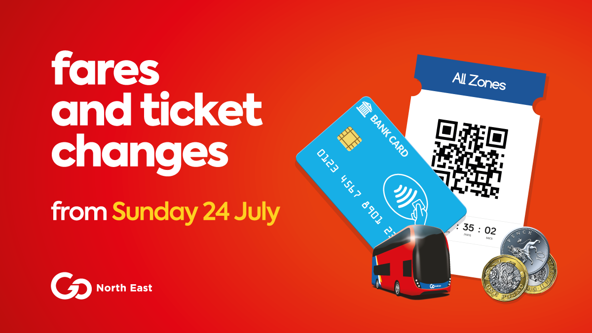 Fares and tickets from 24 July