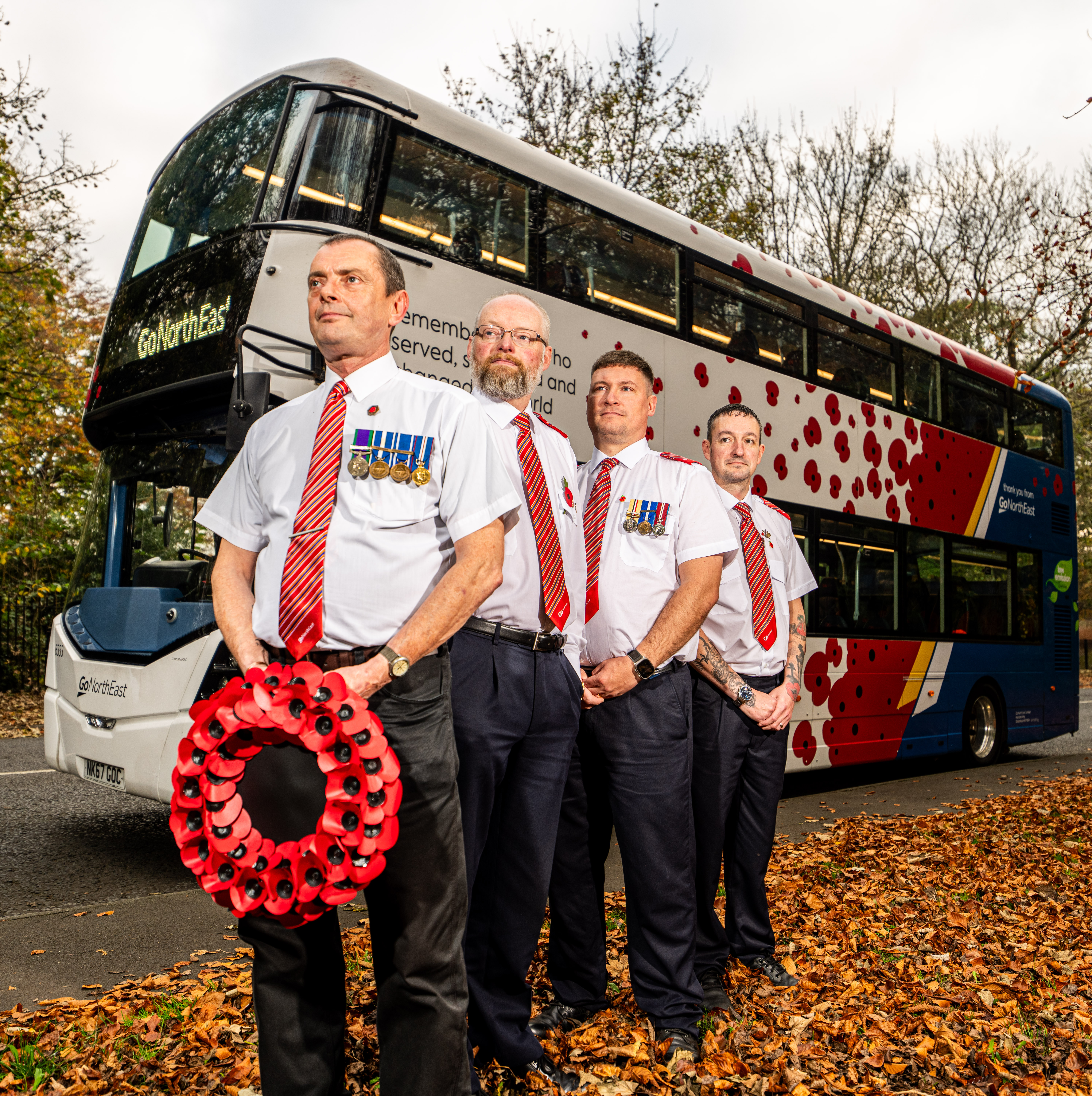 Go North East offers FREE TRAVEL this Remembrance Sunday