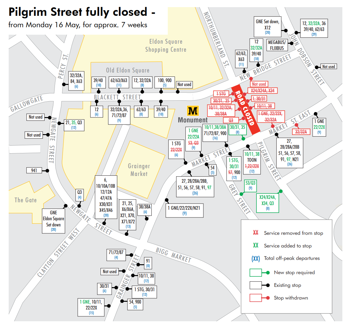 Pilgrim Street map