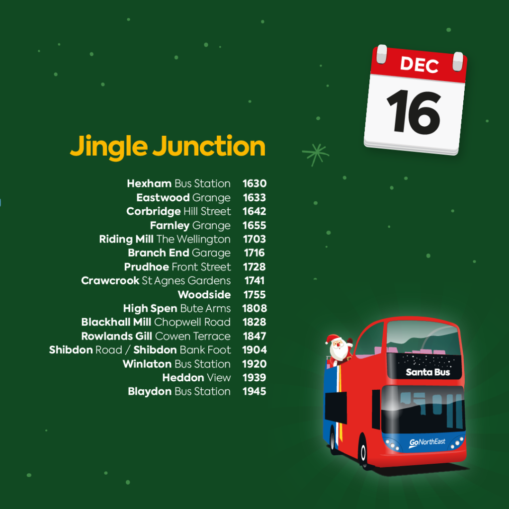16th December route