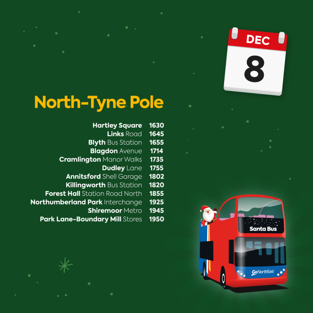 8th December route