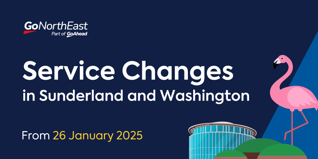 Service changes in Sunderland and Washington Go North East