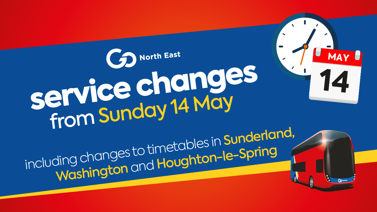 Service changes from 14 May