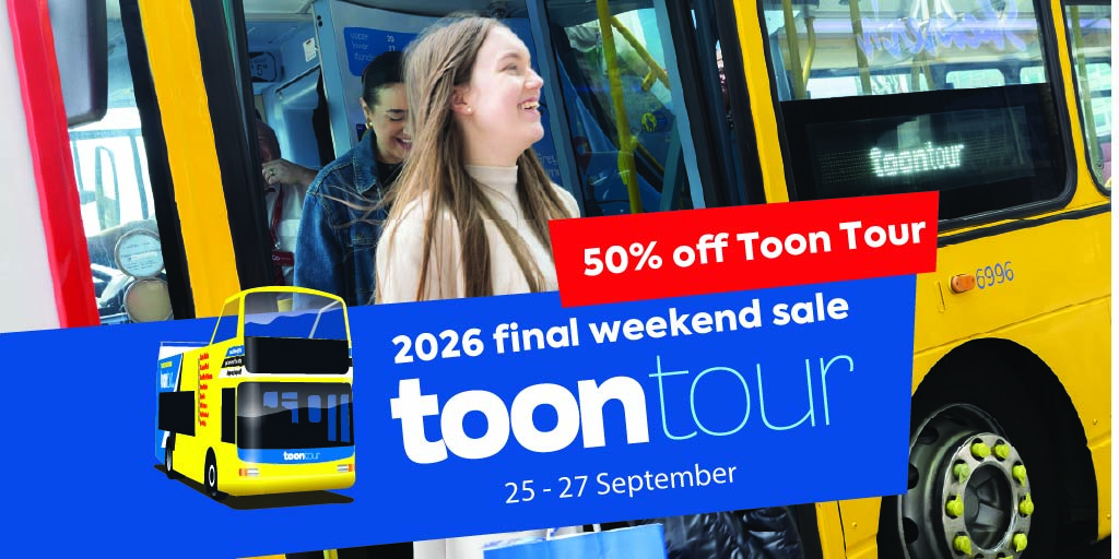 toon tour 2026 50% off