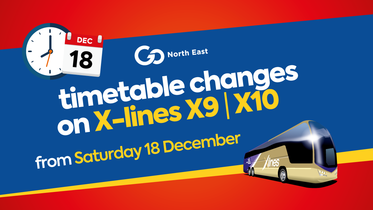 X9 and X10 timetable changes